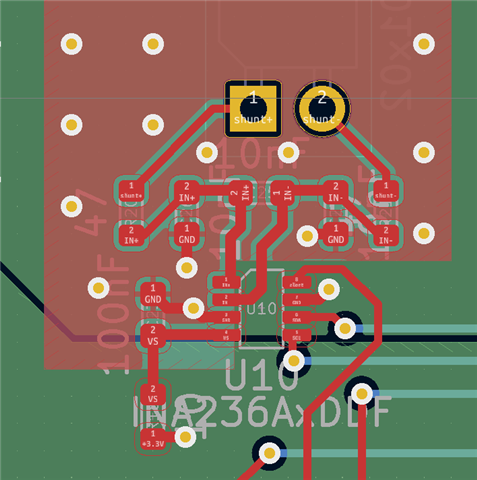 INA236: DDF (SOT-23) Version IN+/- clamps at +0.7V - Amplifiers forum ...