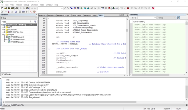 MSP430F5419A: Unable to do debug using IAR Embedded Workbench IDE - MSP ...