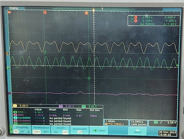 TMS320F28234: HVACI_Scalar:HVMotorCtrl+PfcKit_v2.1 Output voltage issue ...