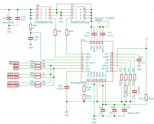 TPS55288: It cannot output over 2.5A even 5A current limitation - Power ...