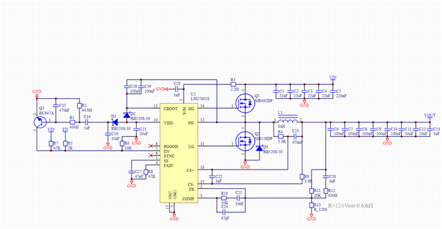 Here is the module circuit