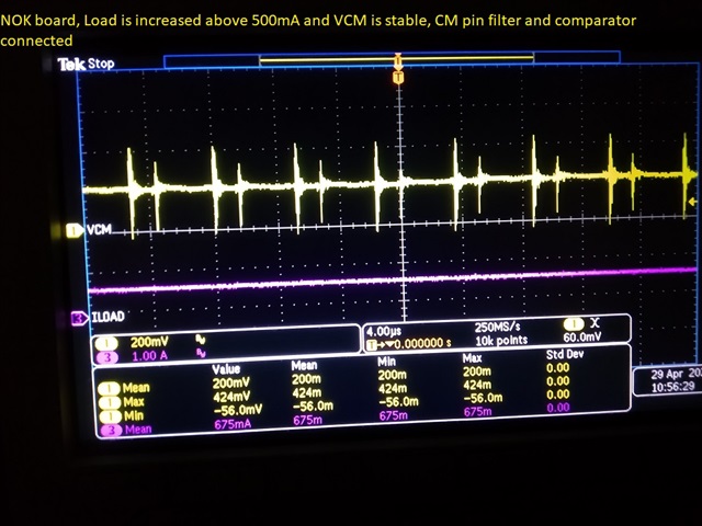 LM5117-Q1: What will be CM output of LM5117 in DCM mode, with diode ...