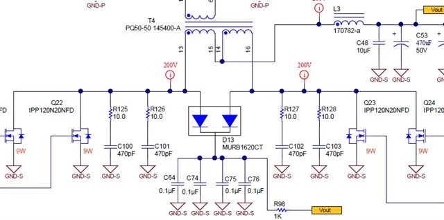 UCC28951-Q1: 70V output design - Power management forum - Power ...