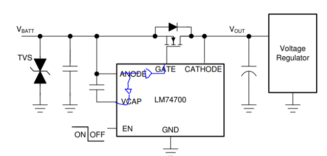 Lm74700-q1: Voltage On Vcap During - Power Management Forum - Power 