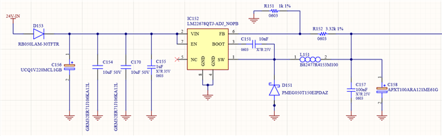 Lm22678-q1: Regulator Immediately Blows Up - Power Management Forum 