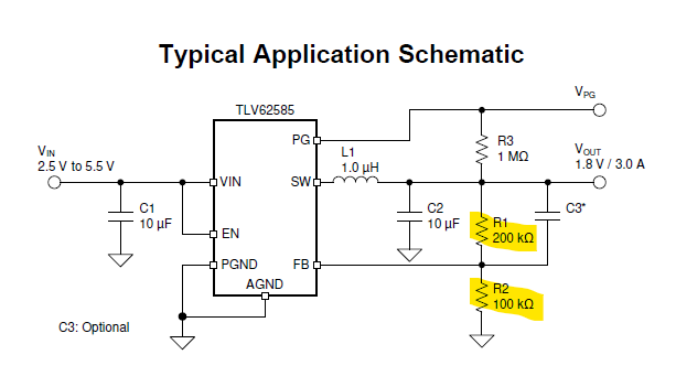 TLV62585: output over 3.3V (abnormal) - Power management forum 