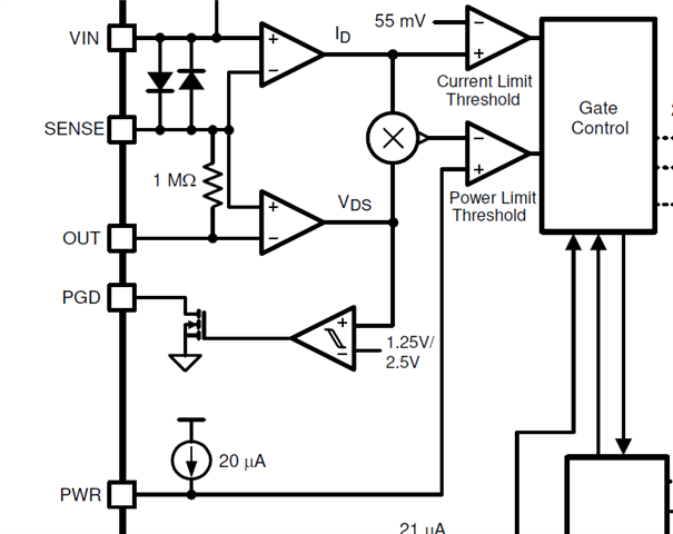 lm5069-how-does-power-limit-protection-in-lm5069-power-management