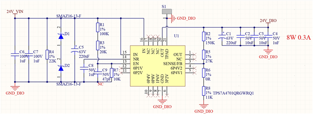 TPS7A47-Q1: TPS7A47-Q1 Output Failure Issue - Power Management Forum ...