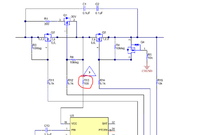 BQ40Z50-R2: VCC resistor (R13 in the reference schematic) - Power ...