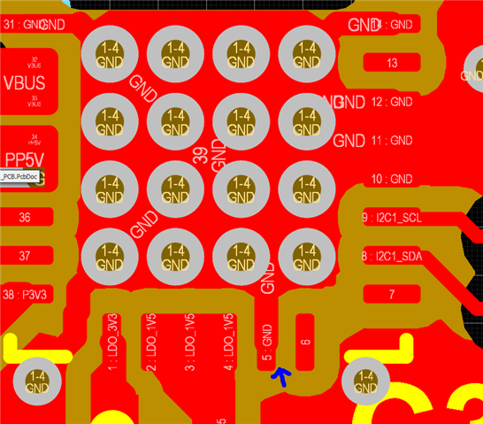 TIDA-050047: TPS25750 Pin 5 Connected To Ground On Layout But Not ...