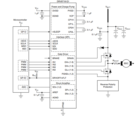 DRV8718-Q1: Reverse Polarity Protection - Motor drivers forum - Motor ...