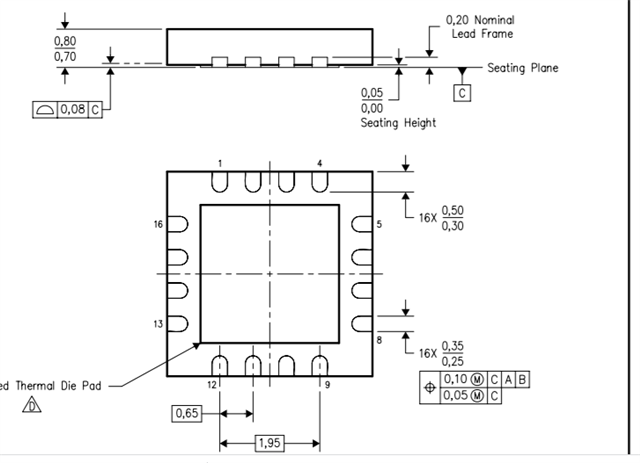 MUX36S08: WQFN package difference - Switches & multiplexers forum ...