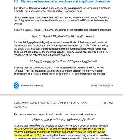 Snip from Bluetooth Spec Core 6.0