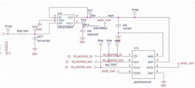 ADS7052: The chip damage when doing test - Data converters forum - Data ...