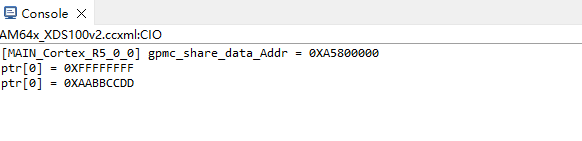 AM6442: The R5 core writes data to the specified DDR memory address ...