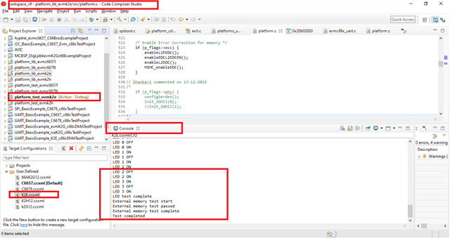 [FAQ] 66AK2E05: How to build and run the platform test on K2E EVM ...