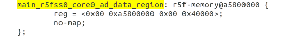 AM6442: The R5 core writes data to the specified DDR memory address ...
