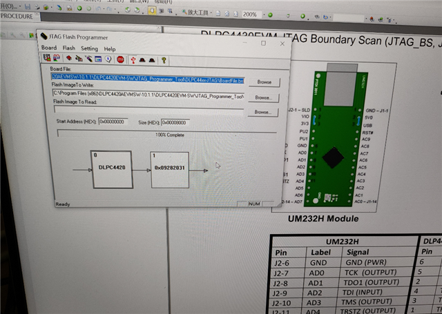 Reprogramming Key In Bootloader DLPC4420AEVM: JTAG Bootloader Rrogramming - DLP products forum - DLP®︎ ...