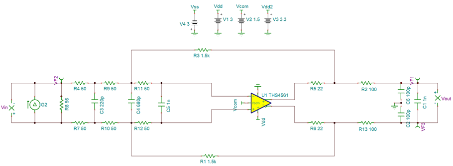 THS4561 circuit