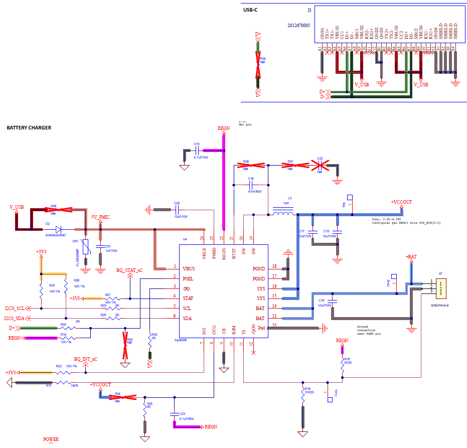 Bq24298 Interface With Usb C Sch And I2c Registers Review Battery