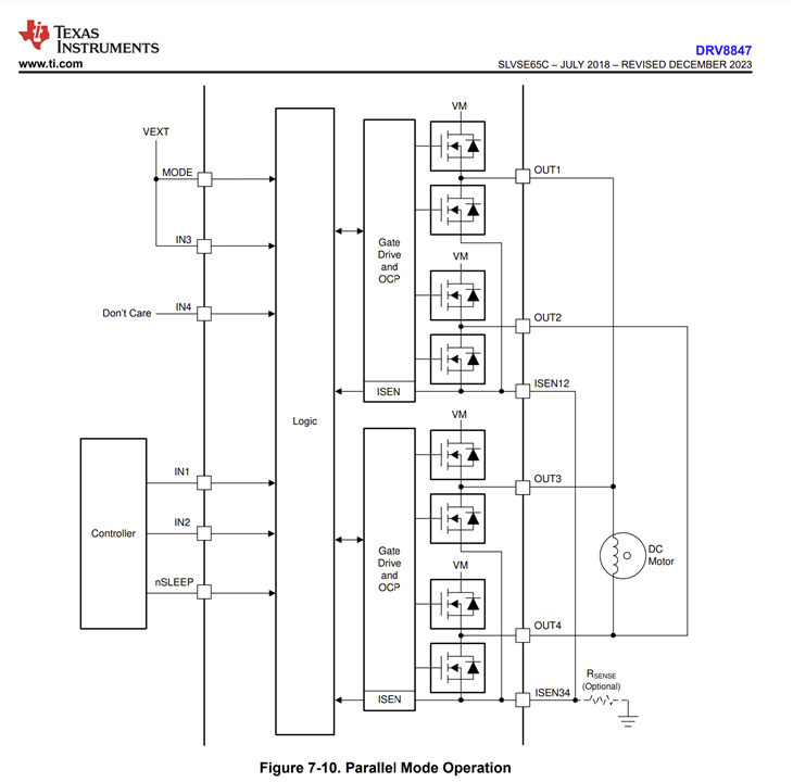 DRV8847: Drive mode - Motor drivers forum - Motor drivers - TI E2E ...